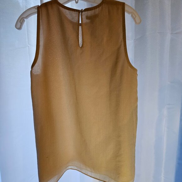 LAFAYETTE 148 Women's Wool & Silk Blend Lined Sleeveless Blouse Small - Picture 8 of 11